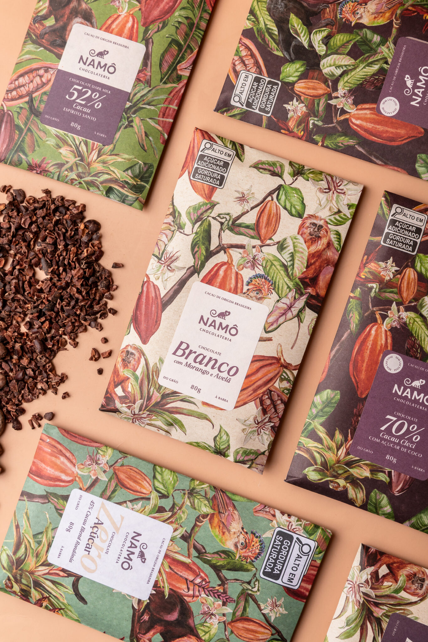 BARRA CHOCOLATE DARK MILK 52% ESPIRITO SANTO 80G - Imagem 2